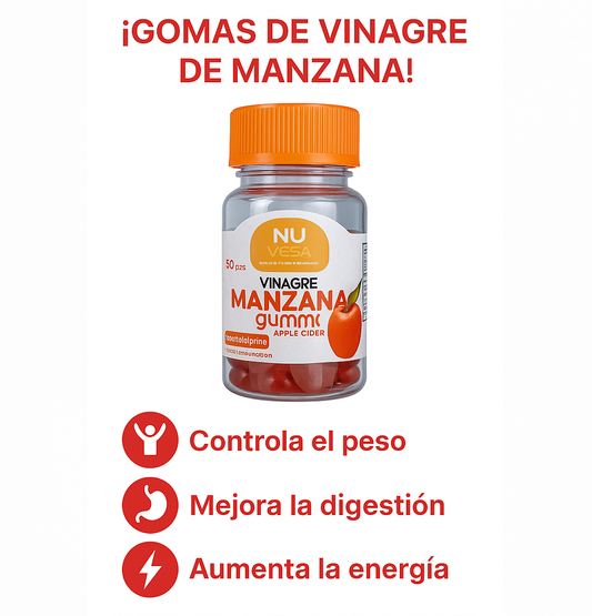 Gomitas Saludables de Manzana 90 UNIDADES